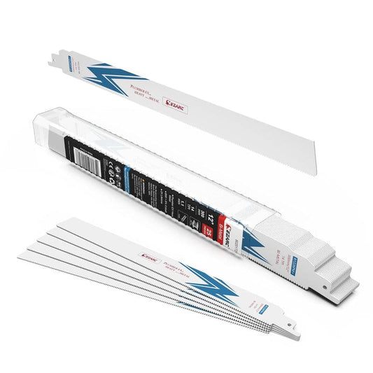 EZARC 12" 14 TPI Bi-Metal Reciprocating Saw Blade for Heavy Metal