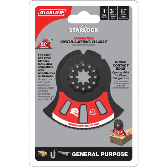 2-1/2" Starlock Bi-Metal Oscillating Blade for Clean Wood