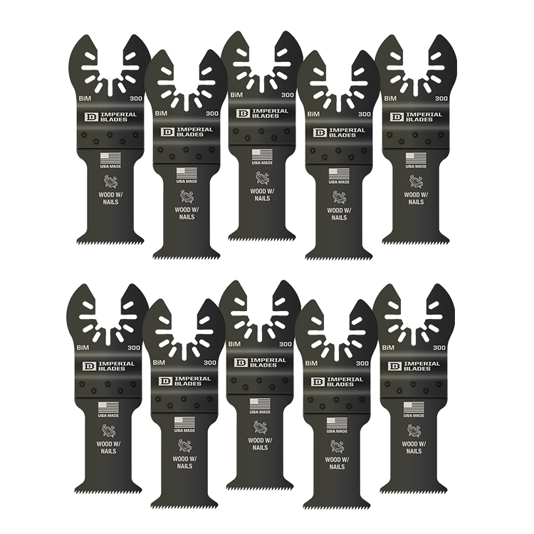 IBOA300 Imperial Blades ONE FIT 1-1/4″ WOOD W/ NAILS BiM Blade