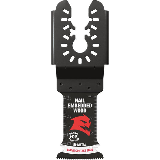 Diablo Universal Fit 1-1/4 In. Bi-Metal Oscillating Blade for Nail-Embedded Wood