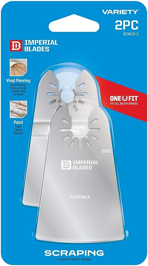 IBOASV-2 Imperial Blades One Fit™ Scraper Variety Pack, 2PC