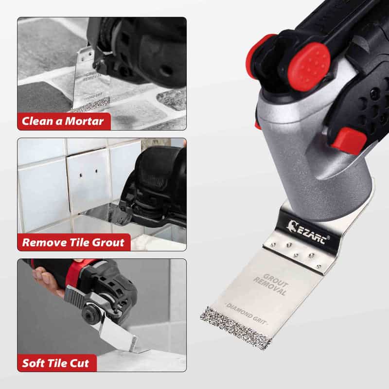 EZARC 1 2/5" Universal Fit Diamond Grit Oscillating Blade