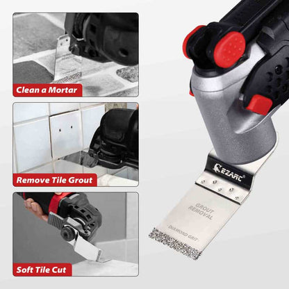 EZARC 1 2/5" Universal Fit Diamond Grit Oscillating Blade