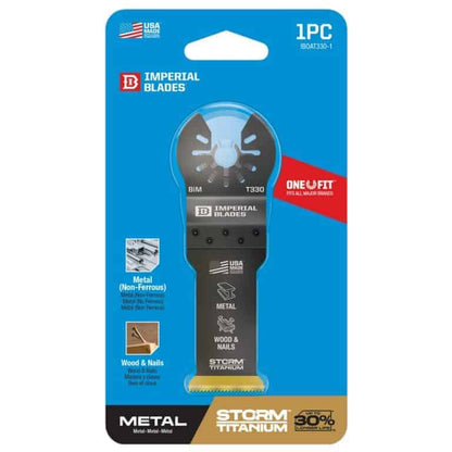 IBOAT330 Imperial Blades  ONE FIT 1-1/8″ Universal BM TiN STORM Blade