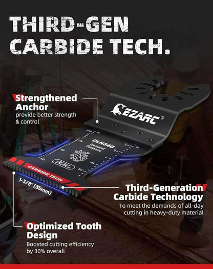 EZARC 1 3/8"General Purpose Carbide Oscillating Multitool Blade