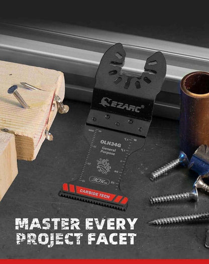 EZARC 1 3/8"General Purpose Carbide Oscillating Multitool Blade