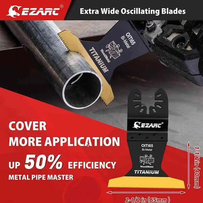 EZARC 4PC Titanium Oscillating Multi-tool Blade Set