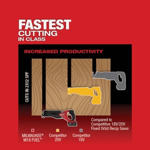 Milwaukee M18 FUEL SAWZALL Brushless Cordless Reciprocating Saw (Tool Only)