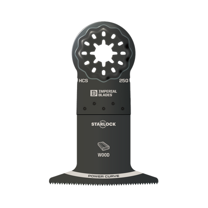 Imperial Blades STARLOCK Standard Power Curve Wood Blade IBSL250-Ridgeline Tool | Imperial Blades Direct To You-1-Ridgeline Tool - Oscillating Blades Direct