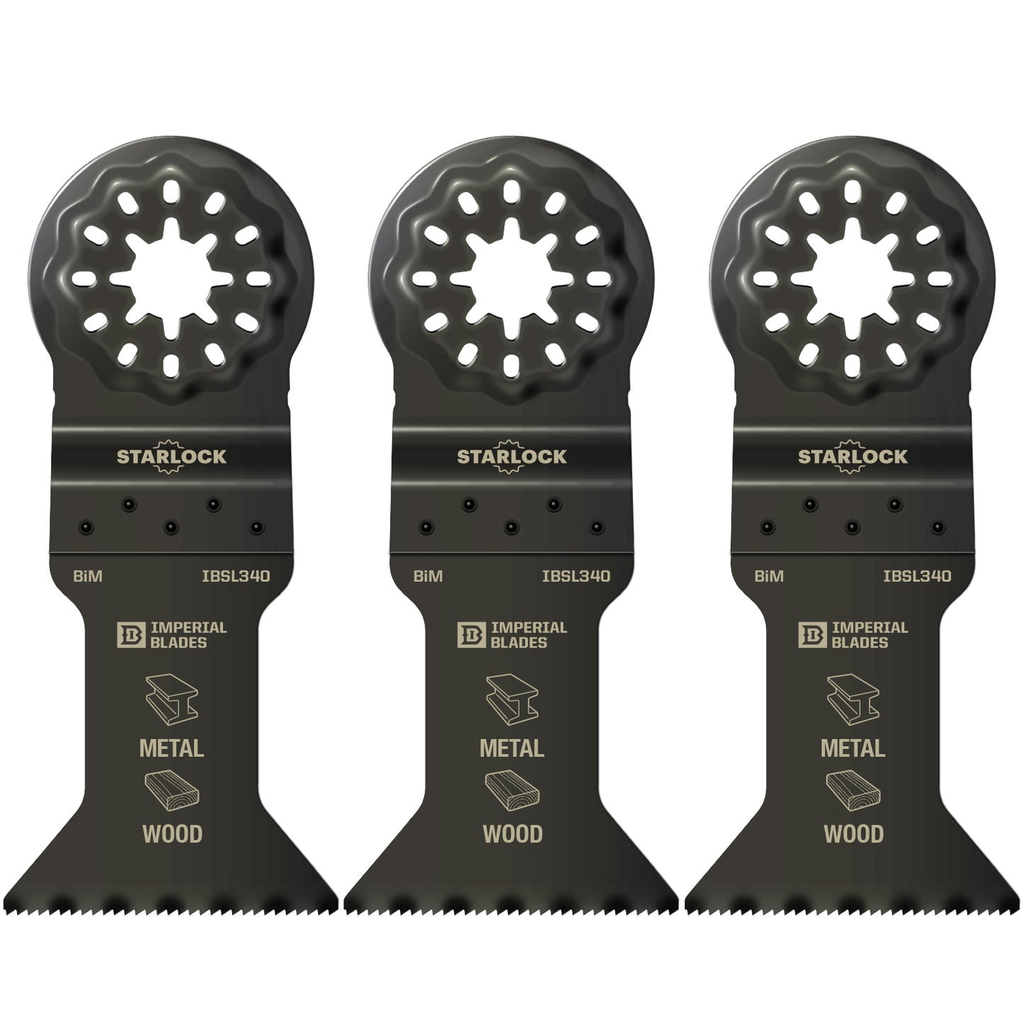 Imperial Blades - 1-3/4" Standard Metal Blade - IBSL340 - Starlock-Oscillating Blade-Imperial Blades Direct-3-Ridgeline Tool - Oscillating Blades Direct