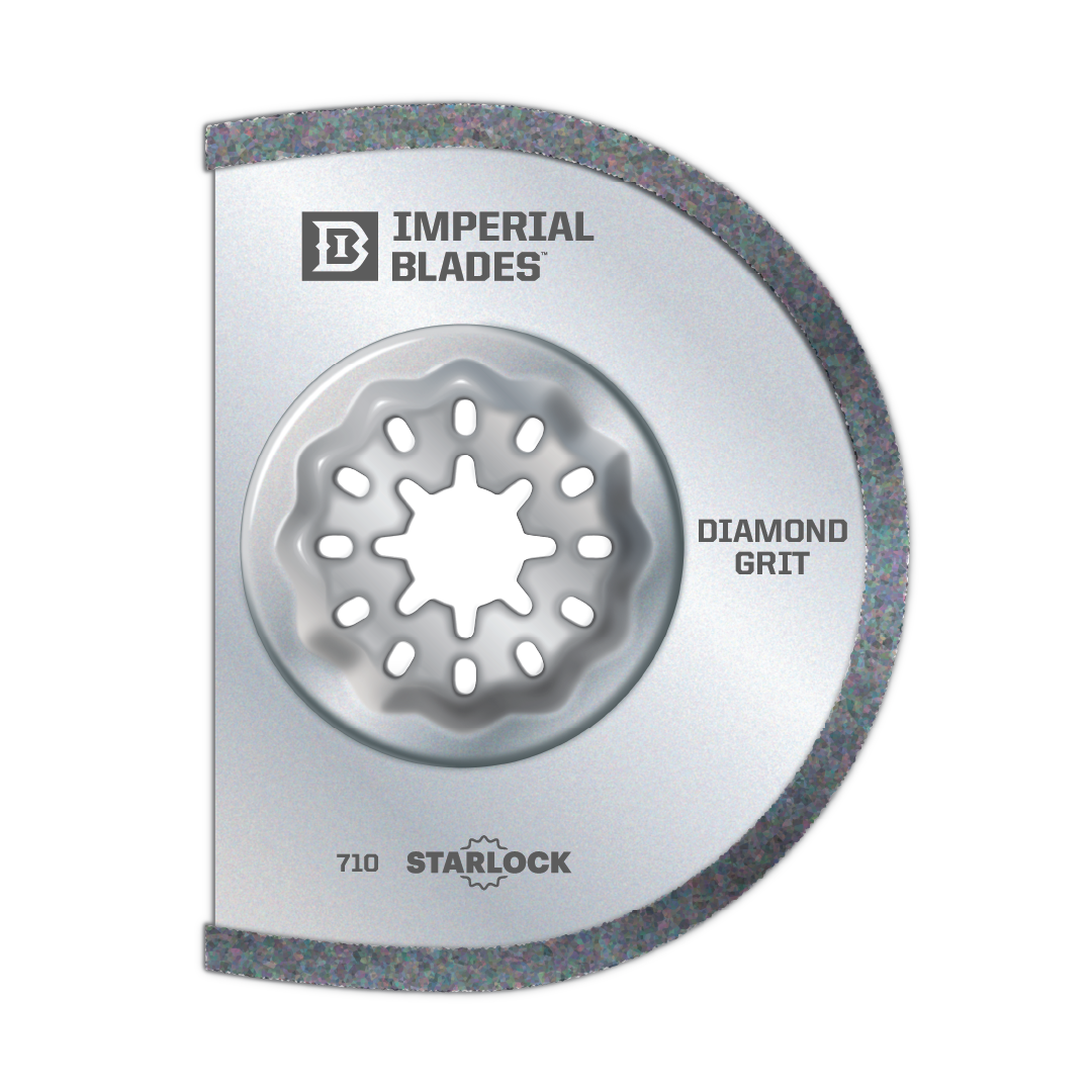 Imperial Blades - 3" Diamond Grit Segment Blade - IBSL710 - Starlock-Oscillating Blade-Imperial Blades Direct-Ridgeline Tool - Oscillating Blades Direct