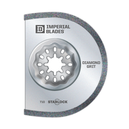 Imperial Blades - 3" Diamond Grit Segment Blade - IBSL710 - Starlock-Oscillating Blade-Imperial Blades Direct-Ridgeline Tool - Oscillating Blades Direct