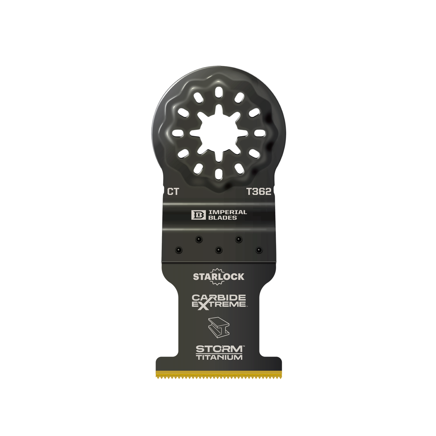 IBSLT362 1 3/8" Starlock™ Carbide Extreme Storm Titanium Metal Oscillating Blade