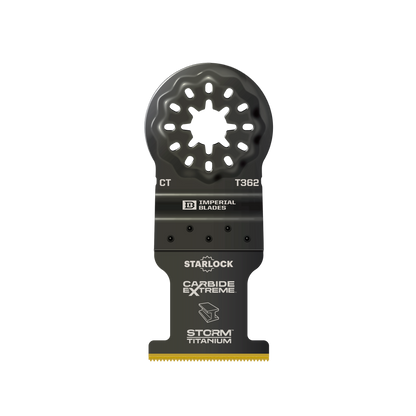 IBSLT362 1 3/8" Starlock™ Carbide Extreme Storm Titanium Metal Oscillating Blade
